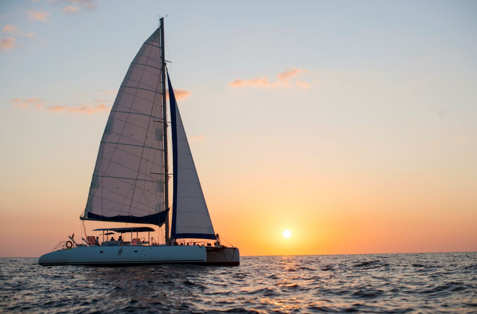 sunset cruise in Mauritius